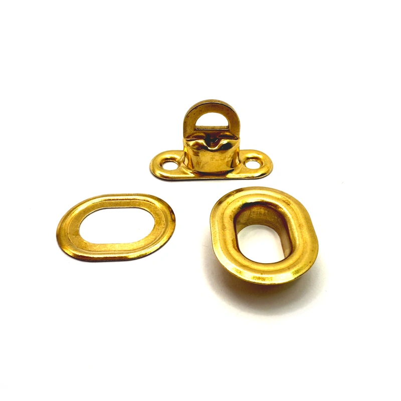 ФРАНЦУЗСКИЙ ЗАМОК (люверс+скоба) 11мм TCZ02 латунь